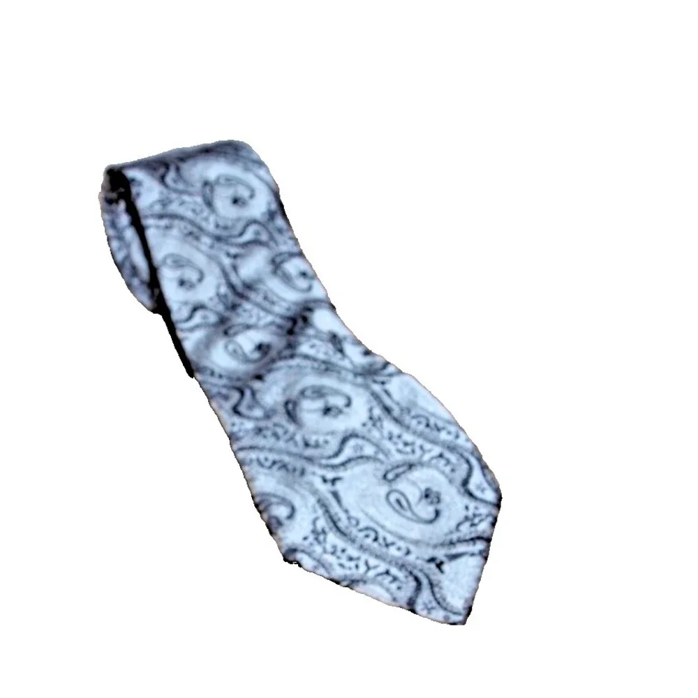 Aldo Conti Hand Made Italian Silk Paisley Tie Necktie